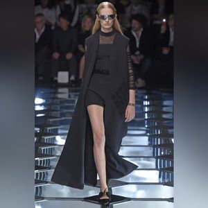 Balenciaga Mesh Long-sleeve Top